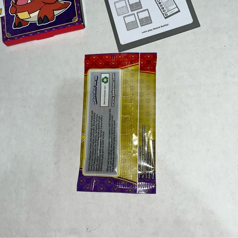 2023 McDonald’s Pokémon Happy Meal Toys Sealed Cards‎ #4 & #8